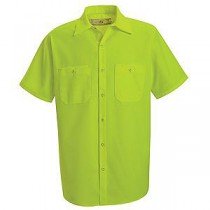 Redkaps High Viz Button Down Shirt
