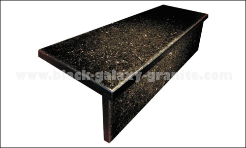 Black Galaxy Granite Steps Risers