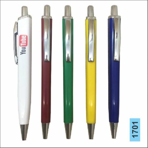 Promotional Plastic Pen, Shape : Round