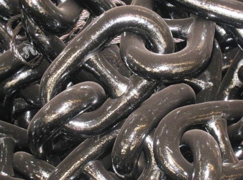 CM490 Black Tarred Marine Stud Anchor Chain 12-130mm