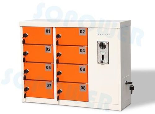 Clod rolled steel plate Coin Operated Cell Phone Charging Station