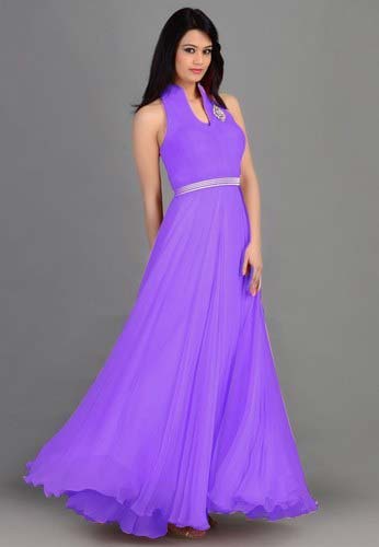 Plain Ladies Gowns, Size : M, XL