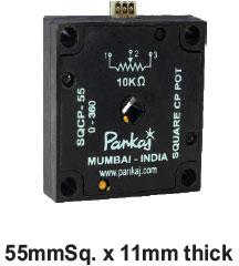 Square Conductive Plastic Potentiometers SQCP-55