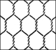 Hexagonal Wire Netting, Weave Style : Plain Weave, Welded