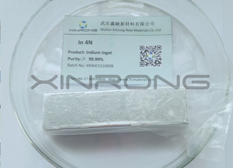 Indium Ingots In Factory Price, Brand Name : WHXR, Grade : 4.5N-5N