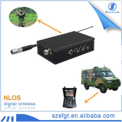 100km Long Range LOS/NLOS COFDM Downlink Video Transmitter