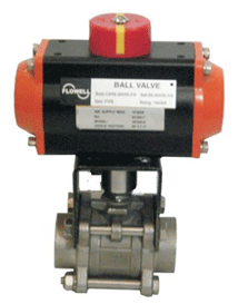 ACTUATED BALL VALVE 3PC DESIGN SCREWED, Size : 15MM To 50MM