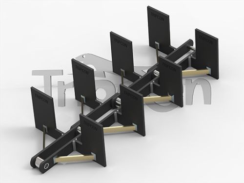 Metal Bulk Flow Conveyor Chain, Color : Black