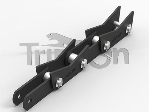 Metal Pipe Conveyor Chain, Color : Black