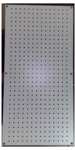 Rectangular MS Peg Board With Holes, For Home, Hospital, Workshops, Size : 32 X 16 Inch