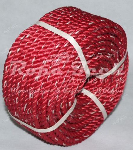 Plastic Commercial Rope, For Industrial, Rescue Operation, Marine, Color : Red, Green, Orange, Yellow