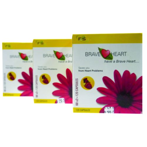 Healthy Heart Brave Heart Capsules, Feature : 100 %HERBAL