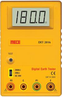 DET 2016 Digital Earth Resistance Tester