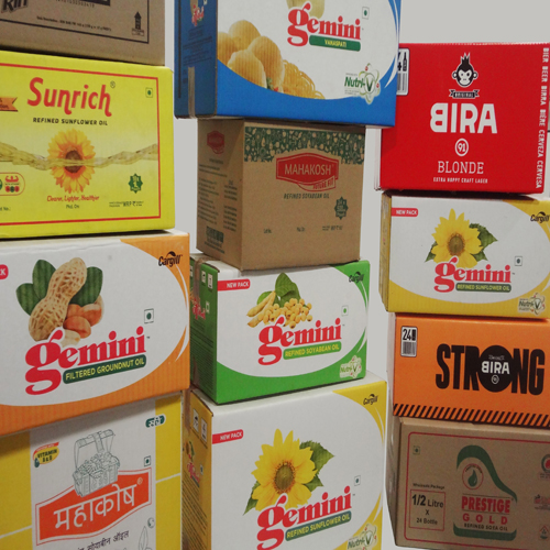 Multi-colour Corrugated Box