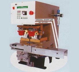 Double Color Pad Printing Machines Open Ink Well