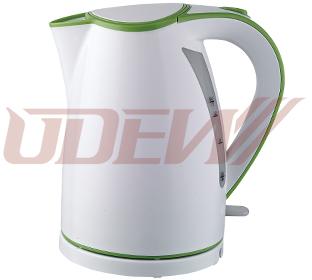 PP 1.7L Cordless Plastic Concealed Electric Kettle
