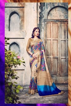 Printed Sarees, Wash Type : Dry Clean