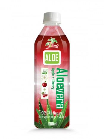 Aloe Vera Apple With Cherry PET Bottle