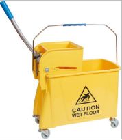 Single Bucket Wringer Trolley