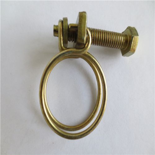 High Galvanized Double Wire Spring Hose Clamps Φ10-19