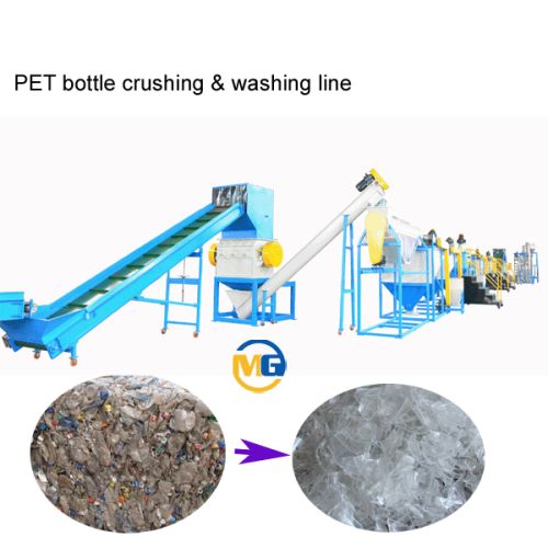 PET Bottle Recycling Machine, Brand Name : MG for crushing