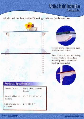 ADJUSTABLE SHELF BRACKET & CHANNEL