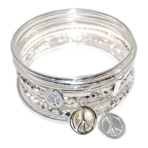 Sterling Silver Bangles, Occasion : Party Wear