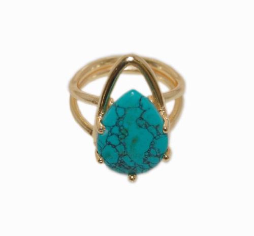 TQ Stone Gold Plating Ring, Gender : Female