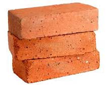 Rectangular Clay Red Bricks