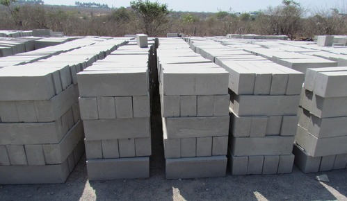 Rectangular Polished Solid Concrete Blocks, For Bathroom, Floor, Wall, Size : 12x12ft12x16ft, 18x18ft