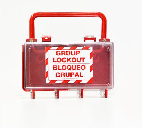 PLASTIC GROUP LOCKOUT BOX