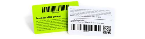 PVC Barcode Cards