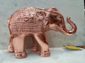Copper Elephant Statue