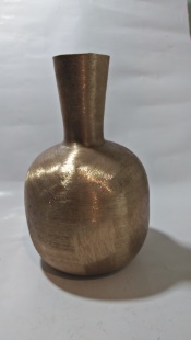 Polished Brass Vases, For Decoration, Color : Metallic