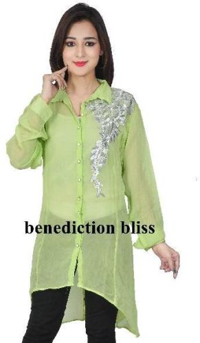 Embroidered Georgette Kurti