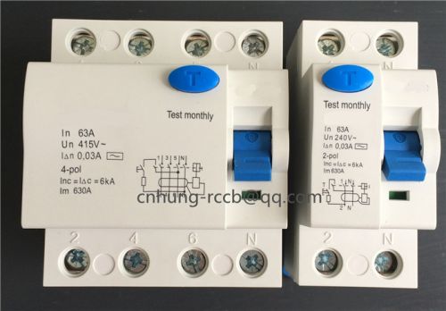 F360 Residual Current Circuit Breaker, Brand Name : CNHUNG