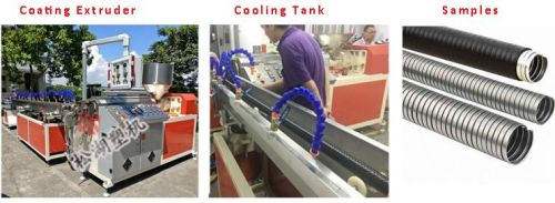 Waterproof Flexible Corrugated Electrical Conduit Pipes Production Machine