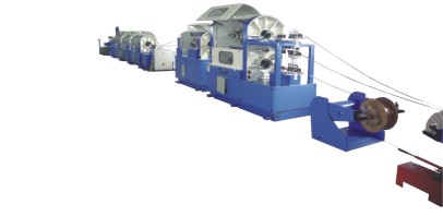 Horizontal Triple Bunch Conductor Paper Taping Machine