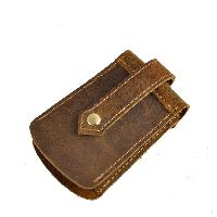Leather Key Holder, Color : Brown, Packaging Type : Box