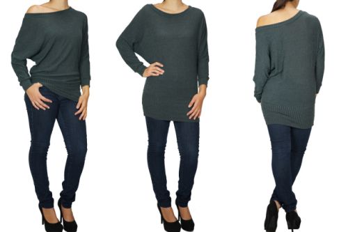 Shoulder Sweater 0–12, Packaging Type : Grey