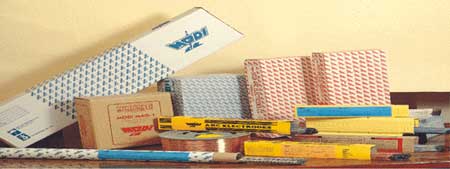 Welding electrodes, Body Material : PVC