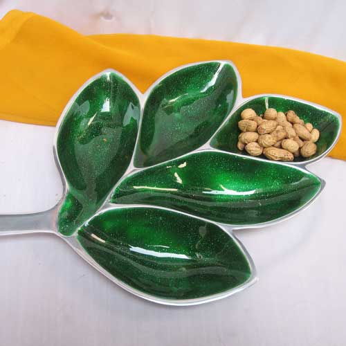 Aluminium Leaf Platter