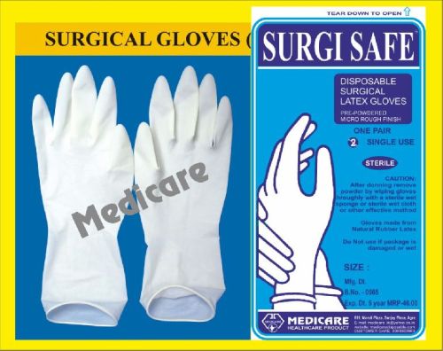 Surgical gloves, Packaging Type : Box