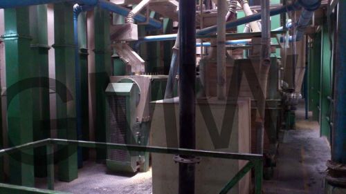 100-500kg Electric Flour Mill Plant, Production Capacity : 10kg/h