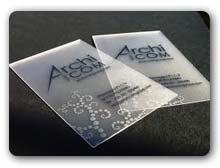 Transparent Plastic Cards