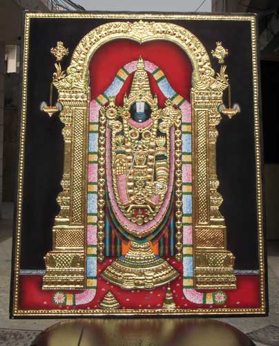 Saraswati Tanjore Painting