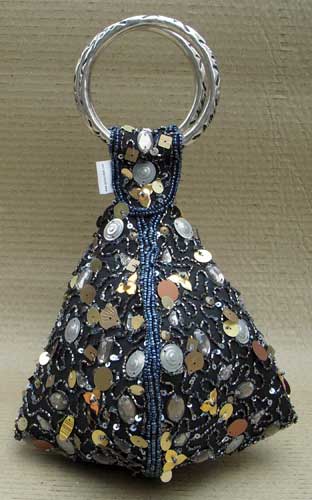 Silk Embroidered Handbag 02