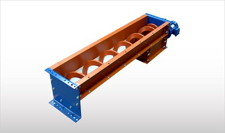 0.75 HP to 10 HP Engineered Shaftless Screw Conveyors
