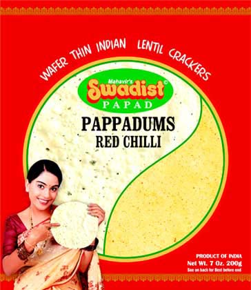 Red Chilli Papad, Features : Delicious Taste