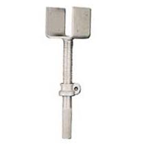 Polished Mild Steel Adjustable U Head, Size : 120-160mm, 160-200mm